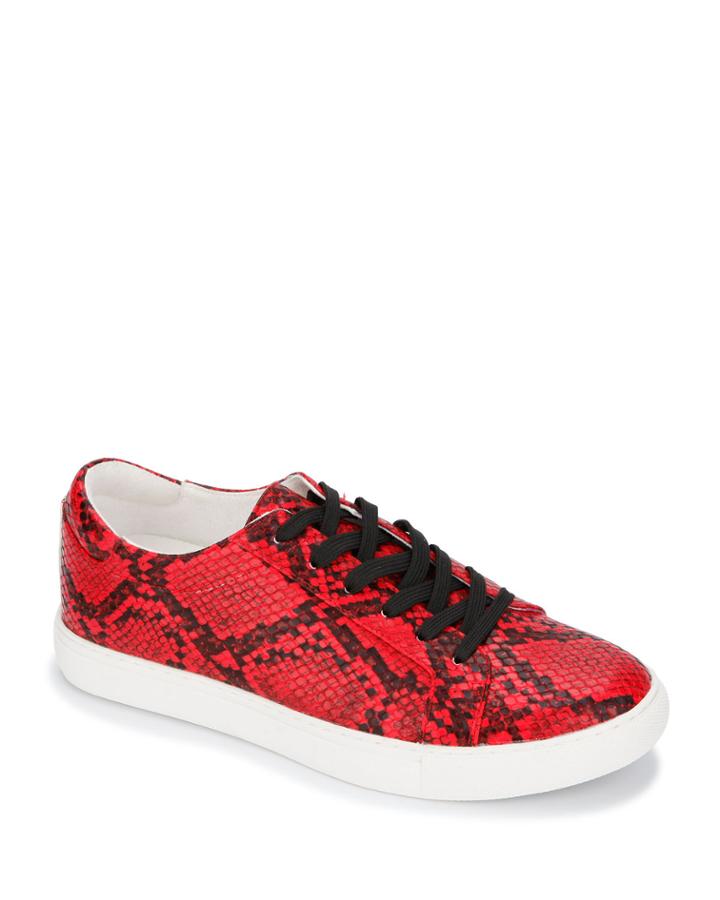 Kam Snake-print Low-top