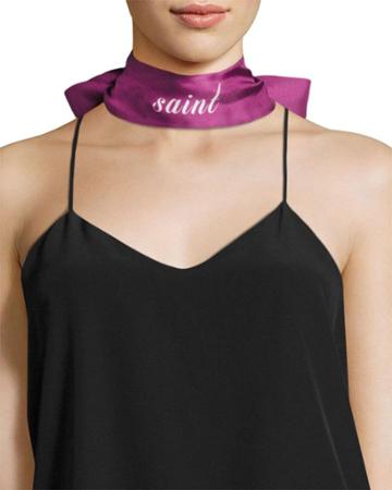 Saint & Sinner Skinny Silk Twill
