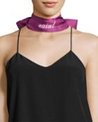 Saint & Sinner Skinny Silk Twill
