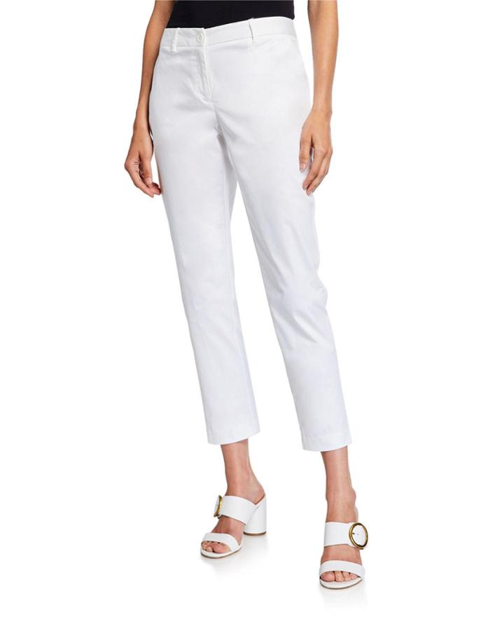 Essential Straight-leg Cropped Pants