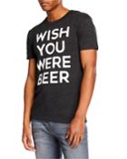 Men's Triblend Wish You Were Beer T-shirt