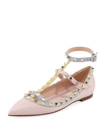 Rockstud Colorblock Flat,