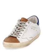 Men's Superstar Tricolor Leather Low-top