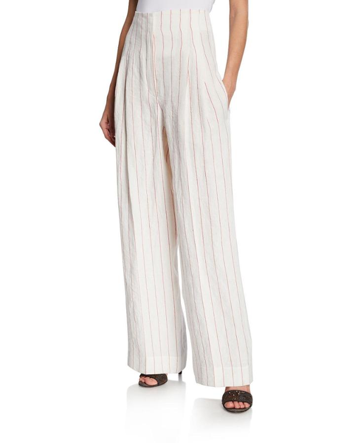 Mid-rise Rustic Pinstriped