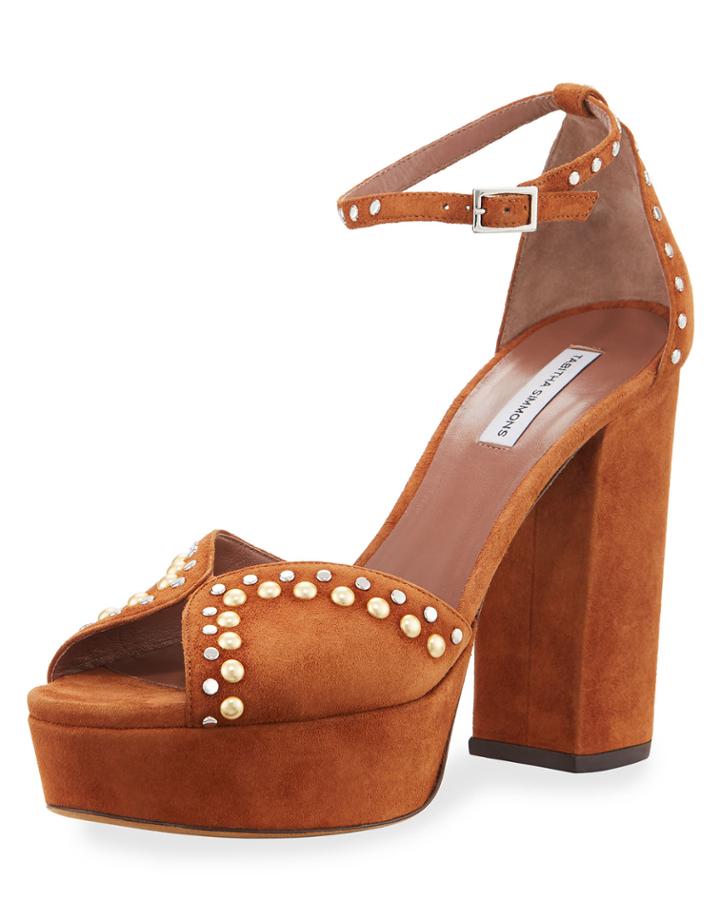 Julieta Studded Platform Suede