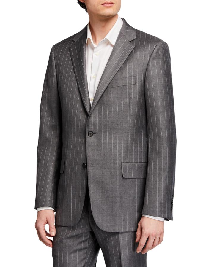Men's Stripe Wool Two-piece