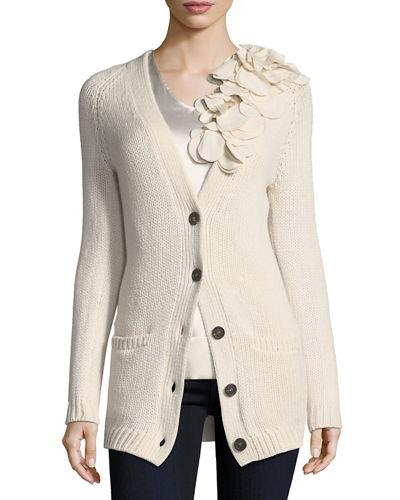 Blooming Cashmere-blend