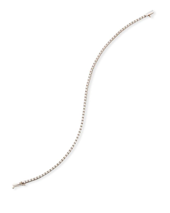 18k White Gold Diamond Tennis Bracelet