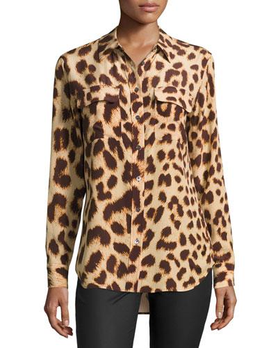 Silk Slim Signature Long-sleeve