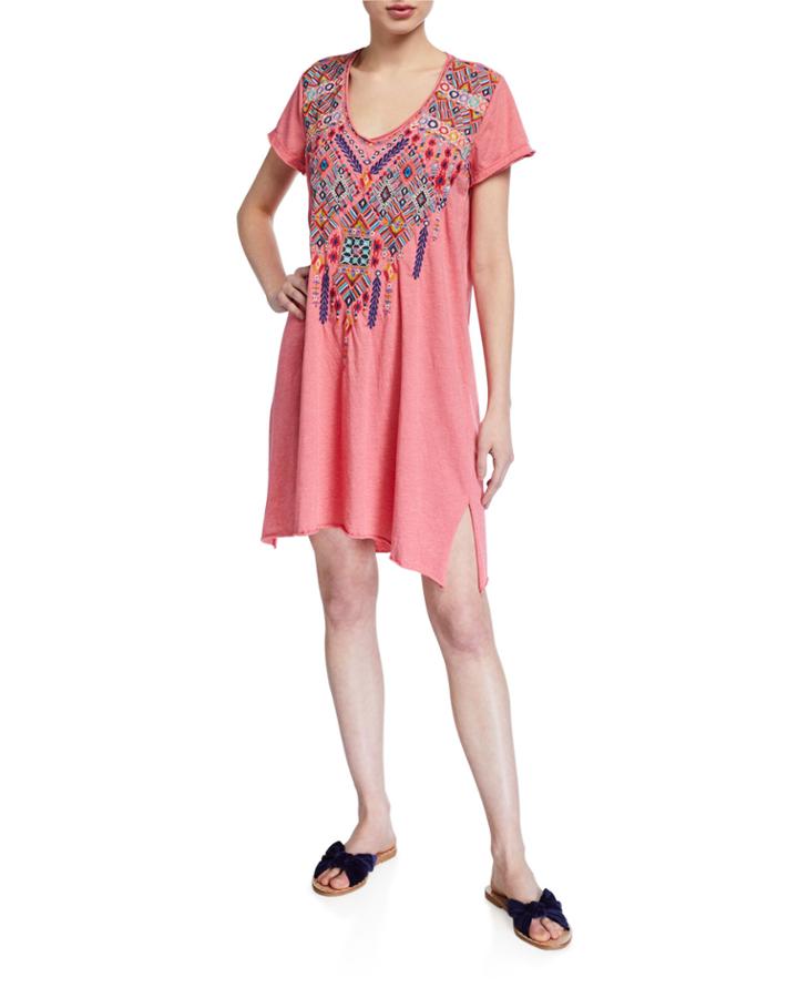 Shankara Embroidered Tunic Dress