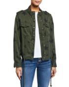 Daveney Star Print Utility Jacket