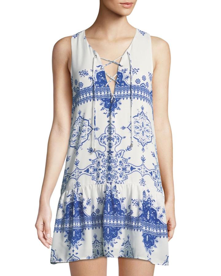 Temple Voile Flare Dress