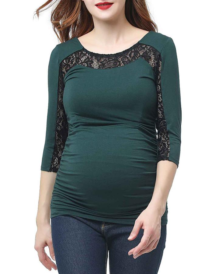 Maternity Bernadette Lace-accent
