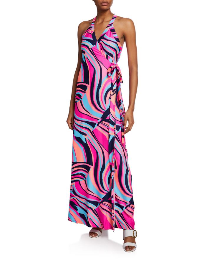 Sharon Tie-waist Wrap Dress