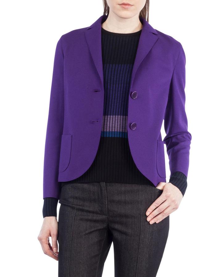 Jersey Two-button Blazer