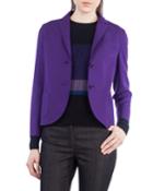 Jersey Two-button Blazer