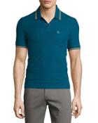 Contrast-trim Cotton Polo
