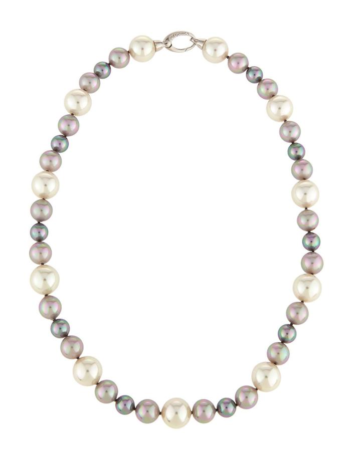 Mixed Multicolored Pearl Necklace