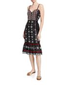 Giuliana Embroidered Button-front