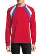 Men's Colorblock Long-sleeve T-shirt