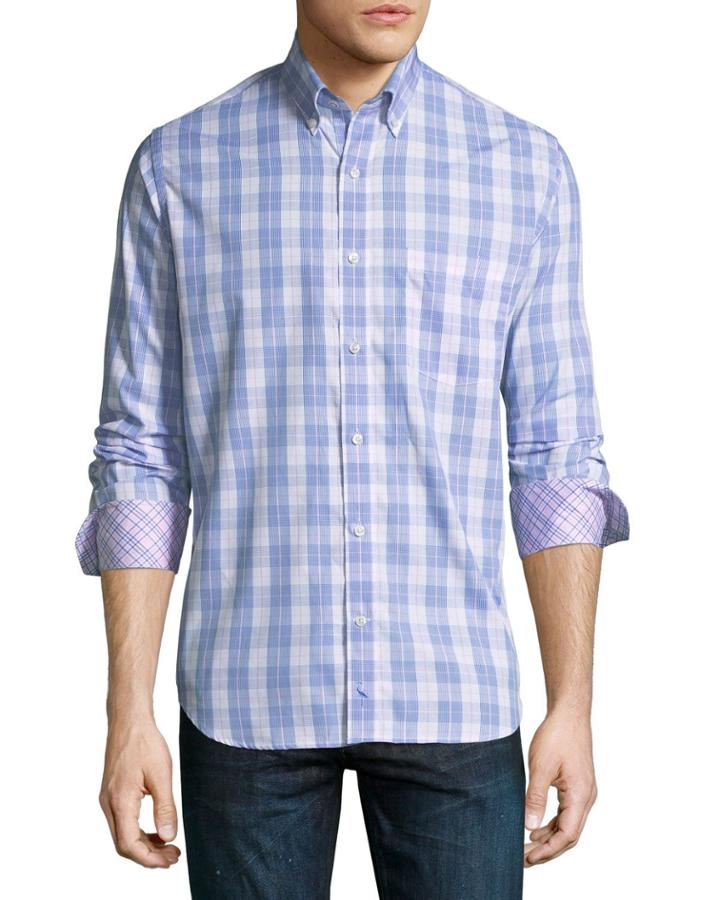 Casual-fit Buffalo Check