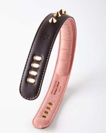 Studded Dark Gray Headband