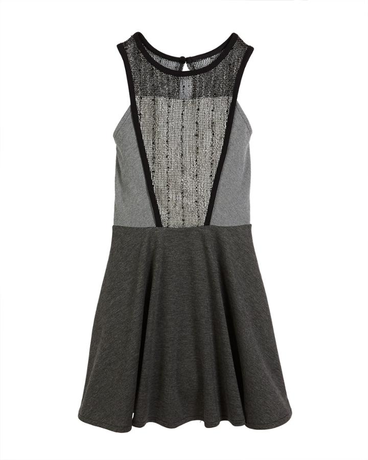 Catee Mesh-panel Dress,