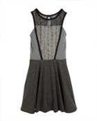 Catee Mesh-panel Dress,
