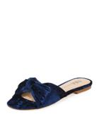Sail Crushed Velvet Knotted