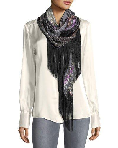 Regal Paisley Burnout Fringe