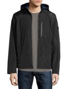 Preston Packable Zip-front Jacket, Black