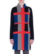 Cashmere Double-face Wool Jacquard Coat