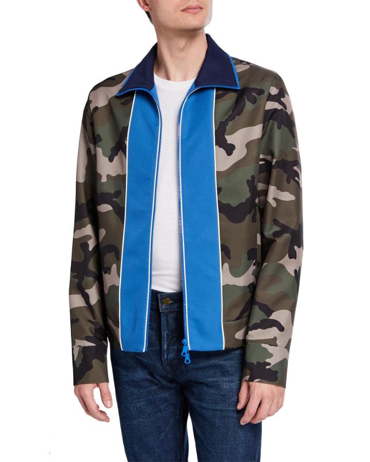 Men's Camo Contrast Jacket