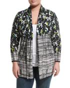 Greenway Open-front Cardigan, Multi,