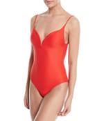 Gloria V-neck One-piece