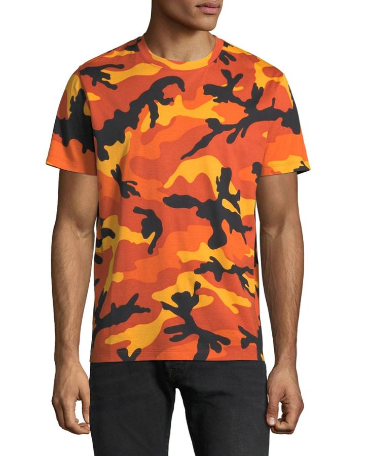 Men's Camouflage Crewneck T-shirt