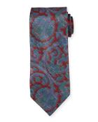 Paisley-printed
