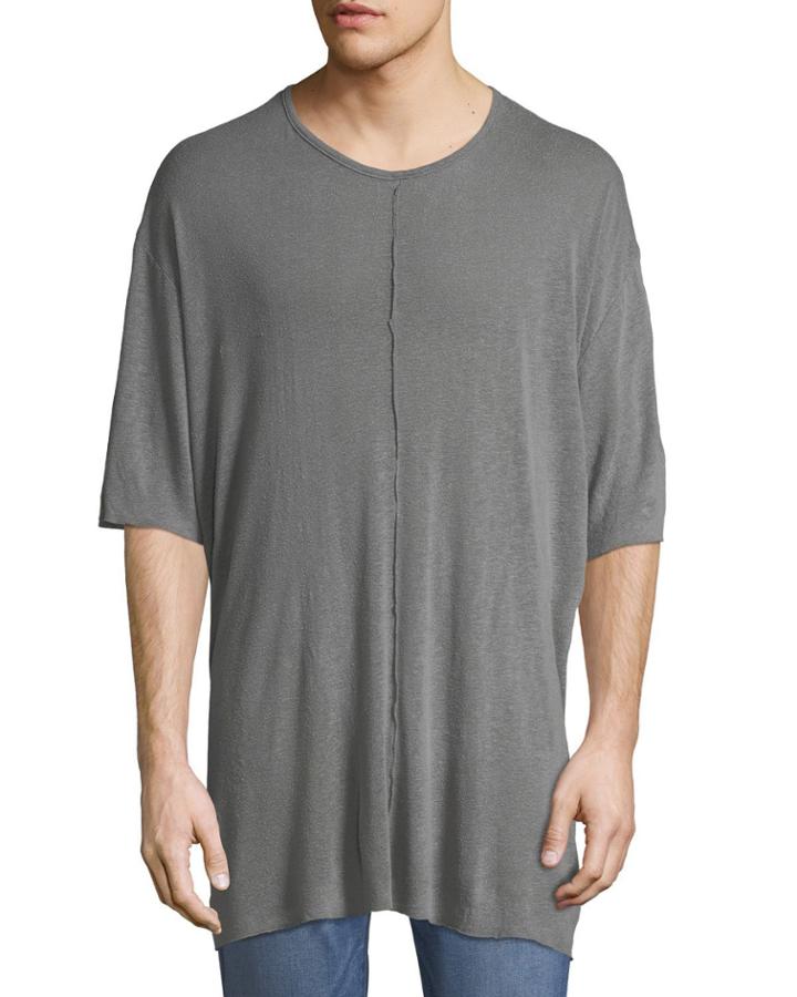 Men's Harvey Crewneck Oversized Tee