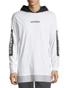 Men's Hooded Long-sleeve T-shirt
