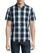 Short Plaid Short-sleeve Sport