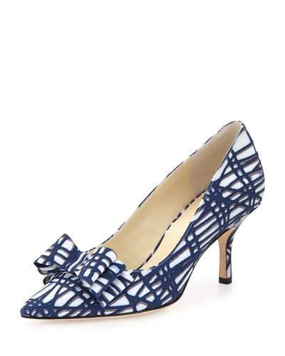 Caron Printed Fabric Pump, Daze