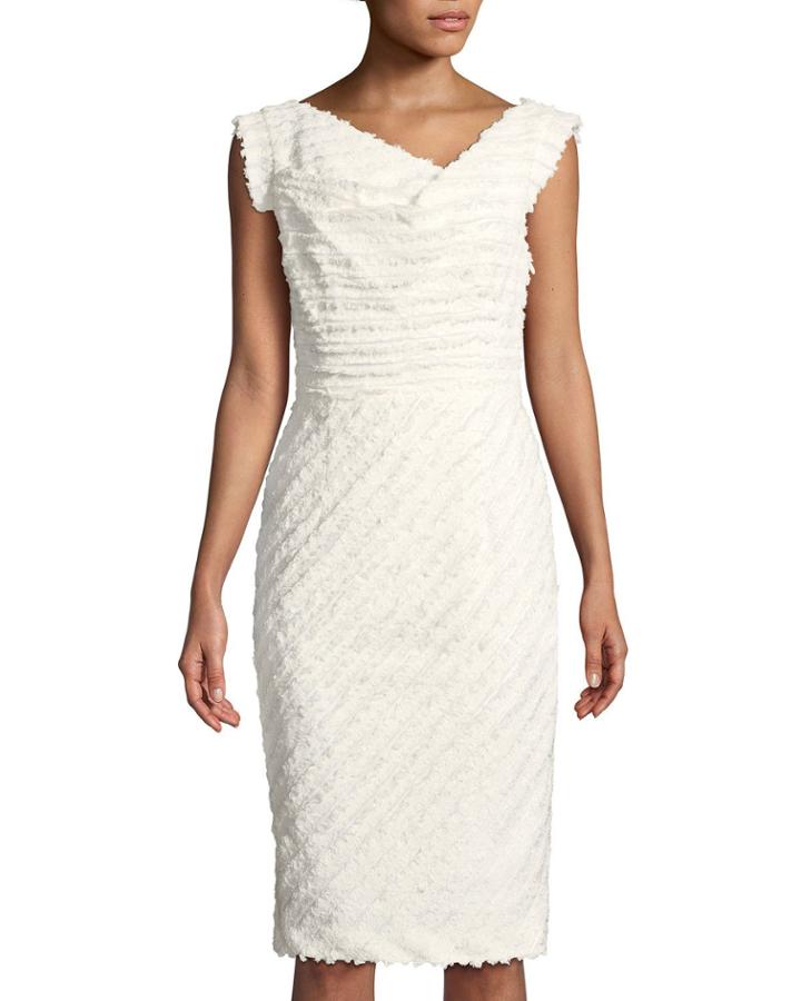 Jackie Anniversary Textured Cocktail Dress