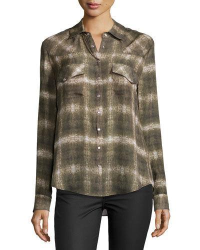 Basic Western Long-sleeve Shirt,