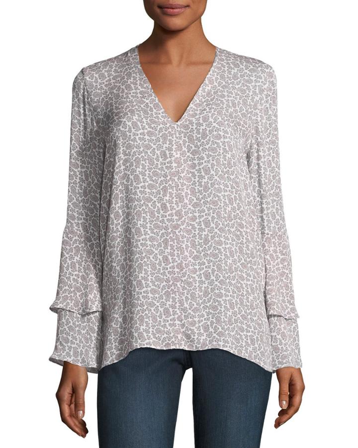 Shirley Long-sleeve Paisley