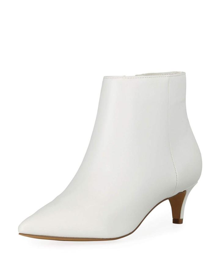 Kiss Kitten-heel Napa Leather Booties