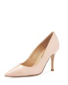 Apessio Patent Leather Pump, Nude