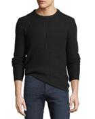 Ribbed Crewneck