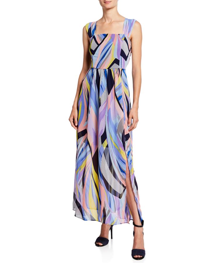 Abstract Square-neck