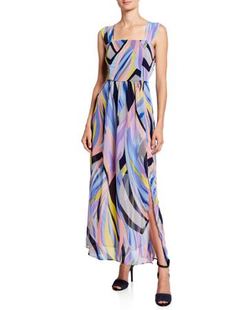 Abstract Square-neck