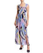 Abstract Square-neck